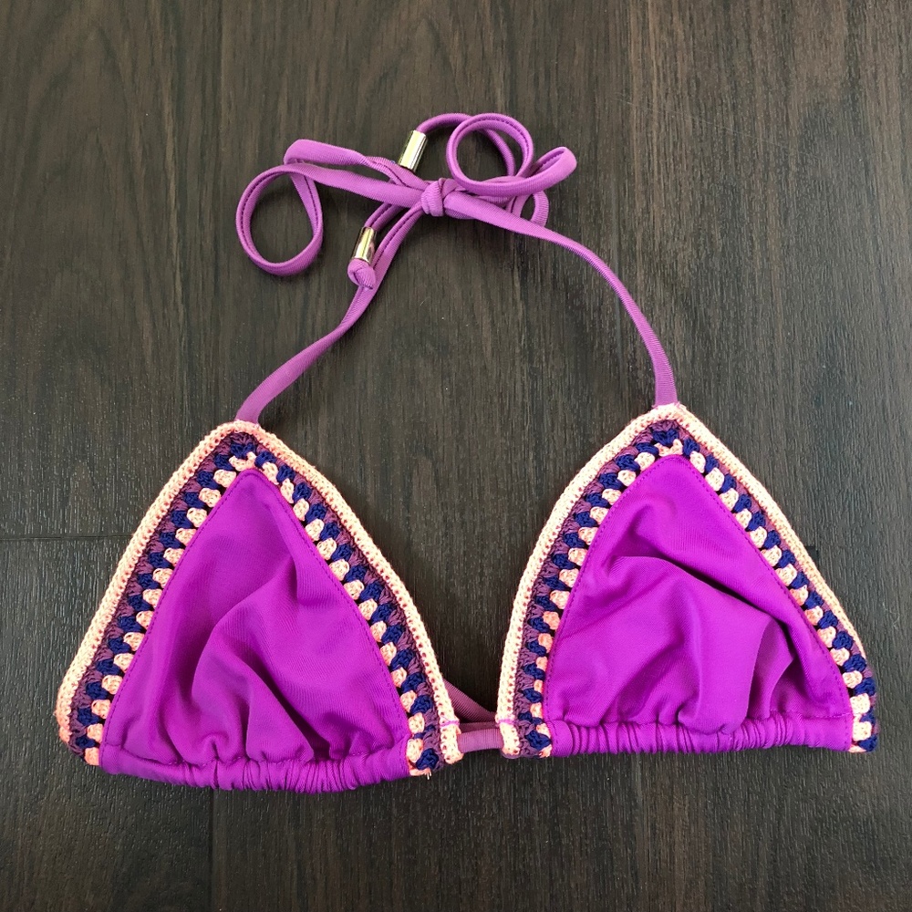 H&M Bright Purple Bikini Top, Purple Bikini